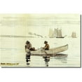 thumbnail image 1 of Ceramic Tile Mural-Winslow Homer Waterfront Painting 451. 72" w x 48" h using (24) 12 x 12 ceramic tiles, 1 of 3