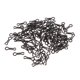 thumbnail image 1 of 100 piezas de bucles de pesca-ojos de -hacer cables de ojo-acero inoxidable- L Cola Sinker Eyes, 1 of 7
