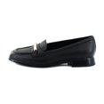 thumbnail image 2 of Naturalizer Fabienne Women's Loafers & Slip-Ons Black Pebbled Leather Size 11 W, 2 of 8