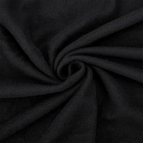 1.1Yard Black Polar Fleece Fabric 63inch Solid Color Anti-Pill Fabric Patchwork Polyester Plush Fleece Cloth for Sewing Throw Blankets PJ Pants Booties