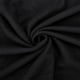 thumbnail image 1 of Tela polar negra de 1,1 yardas (160 cm) de largo, color liso, antipilling, para patchwork, de poliéster afelpado., 1 of 9