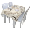 thumbnail image 3 of EREHome Cream Flowers Tablecloth 60x104 inches, 3 of 4
