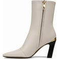 thumbnail image 2 of Franco Sarto Women's Briar Dress Ankle Bootie Chalk White Leather 7.5M, 2 of 5