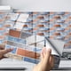 thumbnail image 1 of Xihbxyly Pegatinas de Imitación de Azulejos de Pared, Decoración de Suelos Adhesiva de Pvc, Impermeables y Duraderas, de Fácil Instalación, para Renovar La Cocina y El Baño, Extraíbles y Reutilizable, 1 of 7