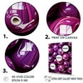 thumbnail image 3 of Designart "Violet Drop Sphere Mosaic" Bowling Floater Framed Wall Art Prints, 3 of 5