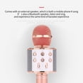 thumbnail image 5 of WS858 Mobile Phone Karaoke Microphone Wireless Bluetooth Capacitor Microphone Audio black Karaoke microphone, 5 of 5
