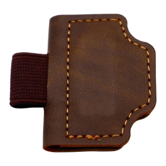 Magnetic Bookmark Pen Holder PU Leather Versatile Clip for Women Men Planners Office Study
