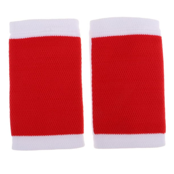 2 Pcs de Protector de Muñecas para Levantamiento de Hecho de y Blanco + rojo Sharpla Soporte de muñeca