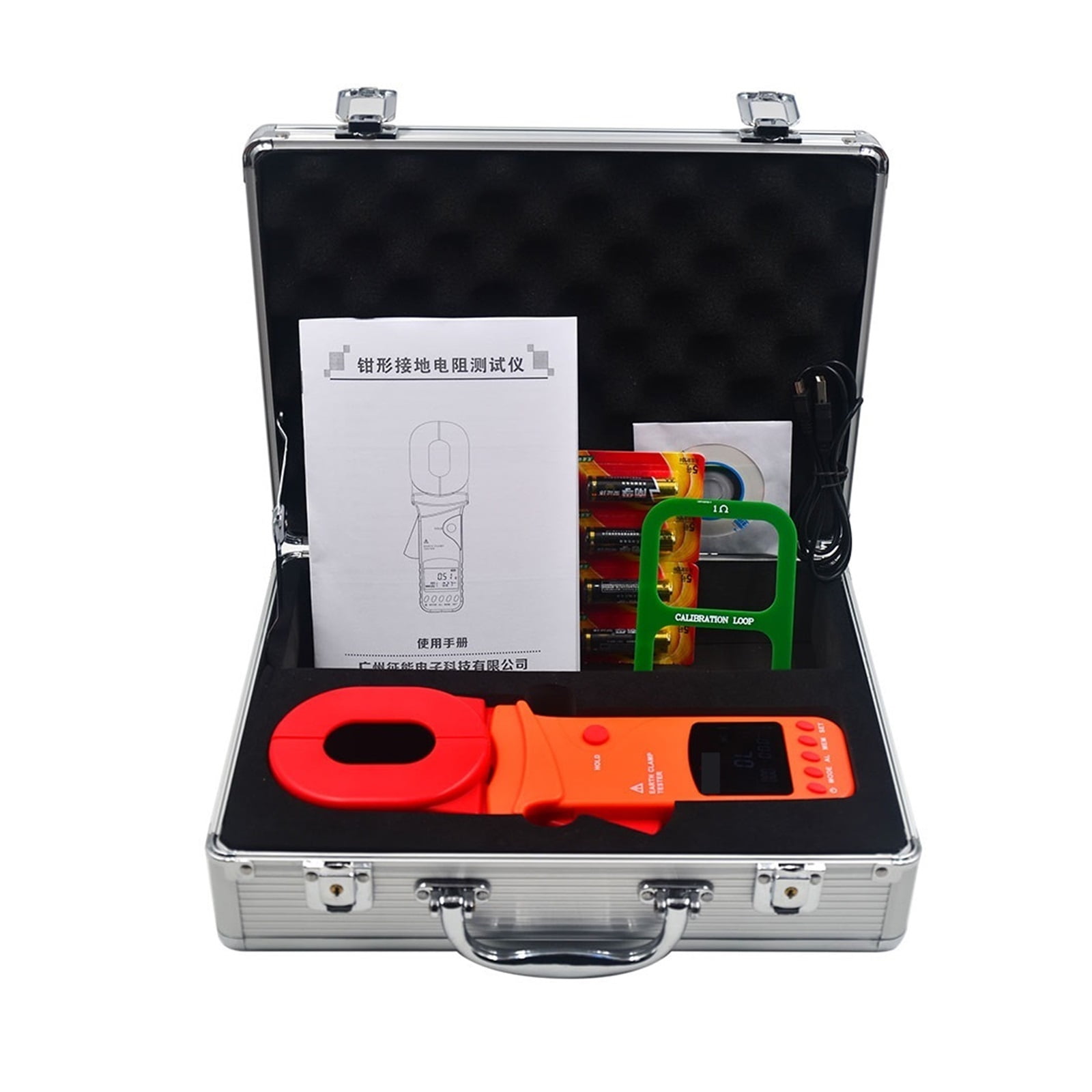 Grounding Resistance Clamp Meter 500/1200/1500 AC Voltage Leakage Current Tester USB Technology ,Efficient Features
