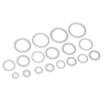 thumbnail image 3 of 470Pcs Sealing Washer Aluminum Alloy Round Flat Washer Assortment Kit for Automobiles Faucets, 3 of 5