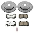 thumbnail image 3 of PowerStop Rear Z26 Street Warrior Carbon-Fiber Ceramic Brake Pad and Drilled and Slotted Rotor Kit Fits: JEEP Select Models K2949-26, 3 of 9