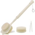 thumbnail image 1 of wonima11 Retractable Back Brush for Shower, 28 Inches Long Handle Shower Brush,Double-Sided Long Handled Bath Sponge, Exfoliation,Back Scrubber for Women,Men,Elderly and Pregnant Women(White), 1 of 1