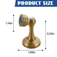 thumbnail image 2 of XIBUFE Door Stoppers Bottom Magnetic Fixation Stop Matching Screws Wedge Stopper yellow, 2 of 7