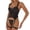 Black, variant on Lingerie for Women Elegant Velvet Heart Shaped Lace Teddy Corset for Feminine Comfortable Sheer Lace Drama Heart All Seasons Wear Home Leisure Black S