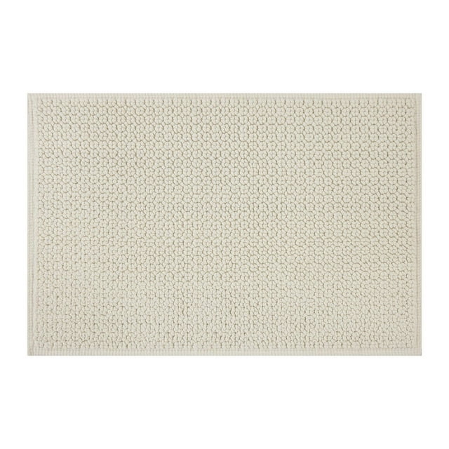 Better Homes & Gardens Signature Soft Looped Bath Mat, Vanilla Dream, 20" x 34"