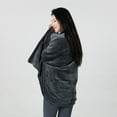 thumbnail image 5 of Oliegs Heated Blanket Heated Shawl For Women Men Zip Up Heating Jacket Home Heated Body Warmer USB Coats Heated Scarf Chocolate, 5 of 5