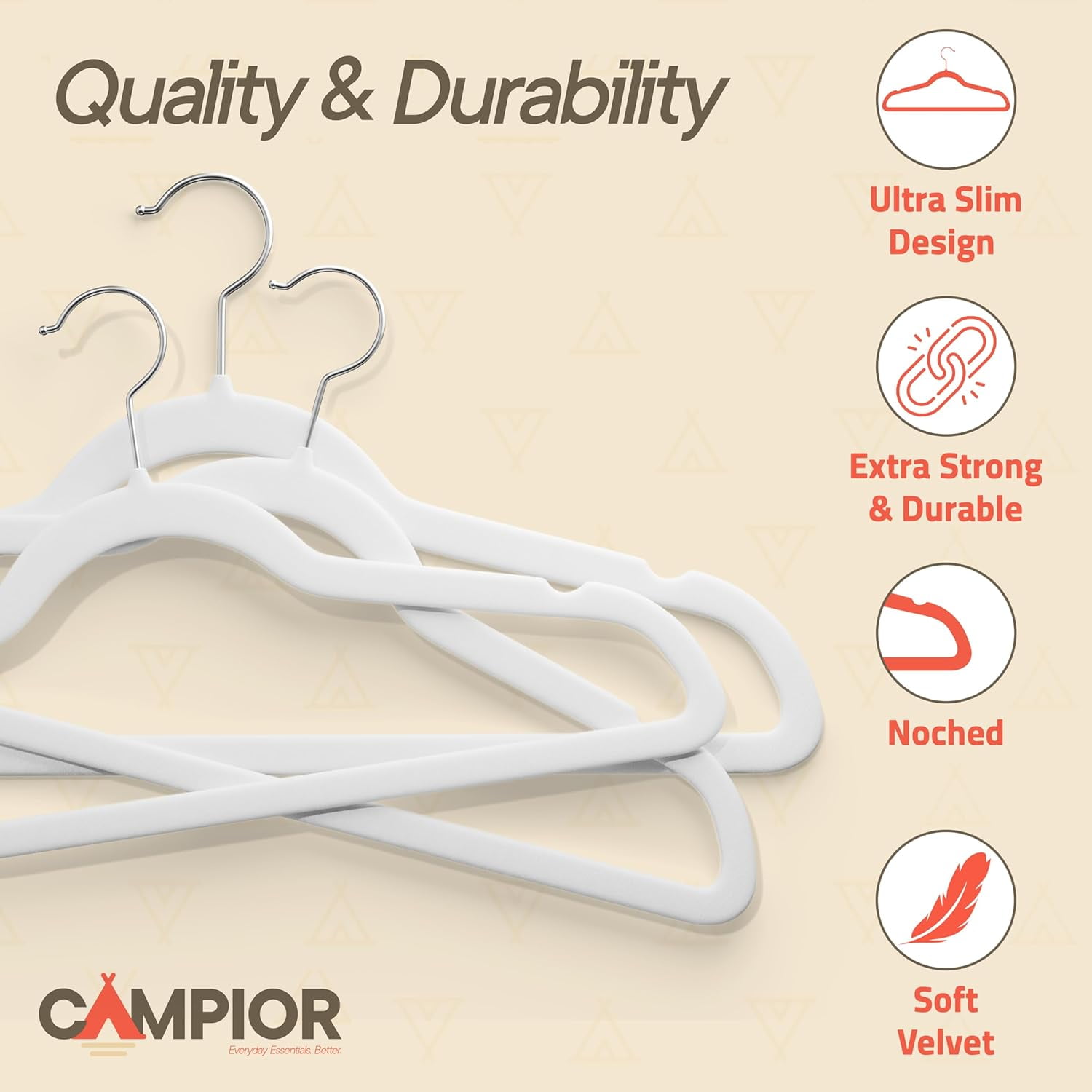 White Velvet Hangers 80 Pack – Heavy-Duty 11 lbs Capacity, 360° Swivel Hook, Non-Slip & Space-Saving Design – Smooth Velvet Finish for Crease-Free Clothes & Effortless Closet Organization
