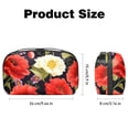 thumbnail image 5 of Fragmented Flowers Waterproof Oxford Cloth Travel Case for Electronic Devices, USB Organizer, Charger Organizer Travel Case, Phone Cable Organizer - 5.9x9.44x3.14 in, 5 of 6