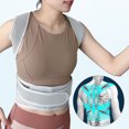 thumbnail image 3 of Leadrop Posture Correction Belt Adjustable Breathable Ergonomic Men Women Back Support Shoulder Brace Anti-hunchback Corrector Strap, 3 of 10