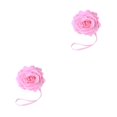 thumbnail image 2 of Yuarrent Tieback de cortina sin perforaciones, forma de flor bonita y elegante, decorativa para el hogar, dormitorio, parasol, cierre de Rosa 2piezas, 2 of 6