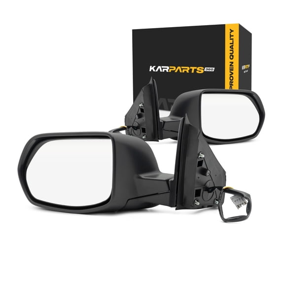For Honda CR-V 2007 08 09 10 2011 Door Mirror Driver and Passenger Side | Pair | Power | Non-Heated | EX/LX/SE Model | Paint to Match | Replacement For 76250SXSA01 | HO1320226