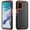 Black Orange, variant on Motorola Moto G Stylus 5G 2024Phone Case Shockproof Dust/Drop Proof 3 in 1 Full Body Rugged Heavy Duty Cover Black Orange