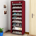 thumbnail image 5 of Estante Organizador para Zapatos de 9 Niveles | Acero Inoxidable | Almacenamiento de Calzado | Tela Impermeable | Zapatero Armable para 27 Pares, 5 of 5