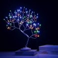thumbnail image 1 of 72star 72star Luces de colores navideñas de estilo nórdico, luces LED para árboles pequeños, decoración de habitaciones, lámparas de mesa pequeñas, luces para árboles de grano de arroz, e, 1 of 1