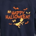 thumbnail image 3 of Dr. Seuss - Happy Halloween Eyes - Toddler And Youth Crewneck Fleece Sweatshirt, 3 of 6