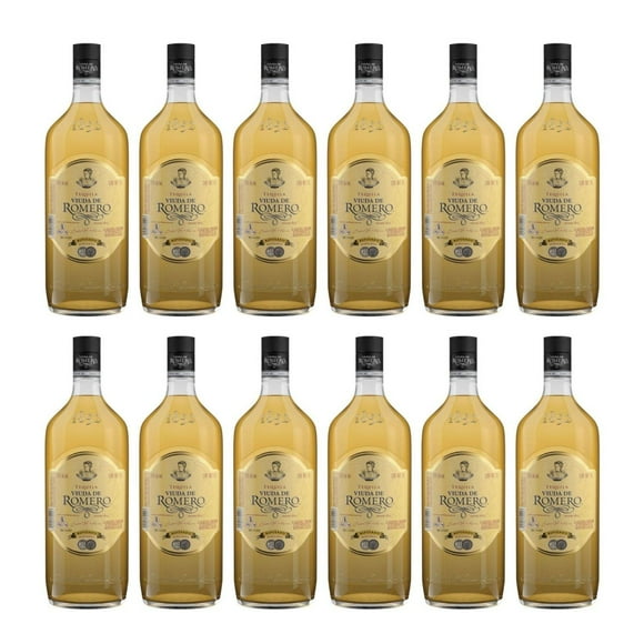 Pack de 12 Tequila Viuda De Romero Reposado 1 L