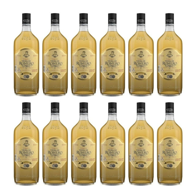 Pack de 12 Tequila Viuda De Romero Reposado 1 L