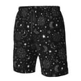 thumbnail image 4 of Logiee Space Galaxy Print Mens Swim Trunks Quick Dry Board Shorts,Breathable Hawaii Beach Shorts Swimwear Bathing Suits-Large, 4 of 6
