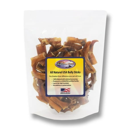 Shadow River 2 Pounds All Natural Beef Bully Stick Bites For