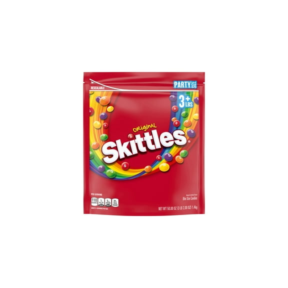 50 oz Skittles Original Fruity Candy Pack (Pack of 5)