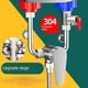 thumbnail image 2 of Calentador de Agua Eléctrico de Acero Inoxidable 304, Válvula Mezcladora, Grifo de Agua Fría y Caliente para Ducha de Baño, Interruptor de Válvula en U., 2 of 5