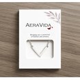 thumbnail image 5 of Chic Minimalist Sterling Silver Arrow V-Shaped Pendant Necklace, 5 of 5