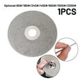 thumbnail image 4 of 4"100mm 800# Diamond Coated Flat Lap Wheel Lapidary Polishing Grinding Disc, 4 of 4
