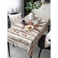 thumbnail image 6 of Texas Star Grey Wooden Table Cloth, Waterproof Tablecloth for Rectangle Tables, Farmhouse Berry Countryside Reusable Washable Fabric Table Cover for Restaurant Kitchen Dining Tables 60"x120", 6 of 9