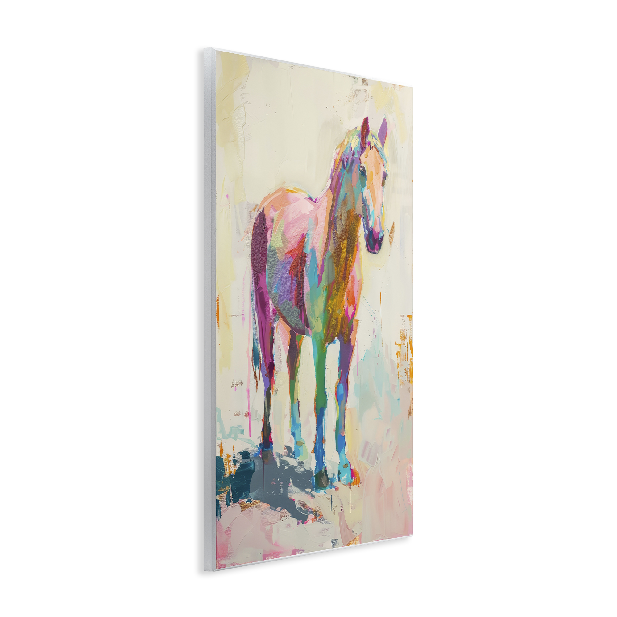 Stupell Industries Sunset Hued Horse Animals Painting Unframed Art Print Wall Art, 10 x 15