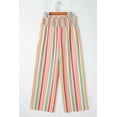 thumbnail image 4 of Ushdele Vibrant Striped High-Waist Wide-Leg Pants - Chic & Comfortable Fit!, 4 of 8