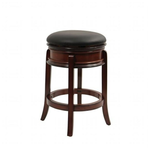 24 in. Magellan Swivel Stool - Brandy