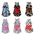 thumbnail image 2 of Été Floral Noeud Noeud Chien Robe Chihuahua Pug Princesse Robe Mariage Animal Habiller Jupe Tenues, 2 of 6