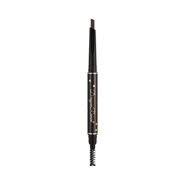 Lápices de cejas para mujeres, lápiz de cejas de rotación automática, lápiz de cejas hexagonal, lápiz de cejas de doble punta, lápiz de cejas fácil de difuminar.