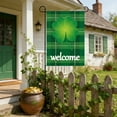 thumbnail image 4 of St. Patrick‘s Day Garden Flag, Reversible Outdoor Yard Decoration for Porch, Patio, and Fence, Irish Themed Festival Welcome Sign(Green,C), 4 of 6