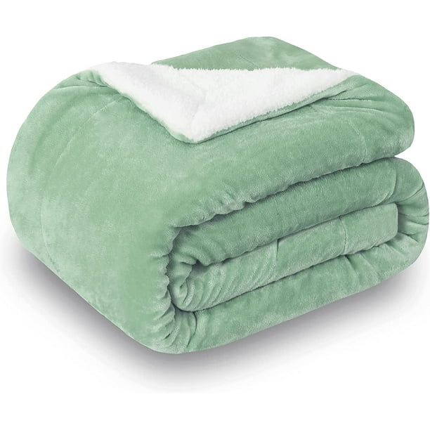 Sherpa Fleece Throw Blanket, Double-Sided Super Soft Luxurious