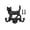 B, variant on Cast Iron Vintage Dog Wall Hooks, Decorative Wall Mounted Coat Hooks, Rustic Heavy Duty Double Hooks Cute Animal Key Hangers for Dog Leashes, Towels, Hats