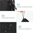 thumbnail image 4 of Organizador electrónico FYY, bolsa de cable de viaje impermeable, negra, 4 of 7