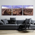 thumbnail image 3 of Epic Art 'Lavender Chicago' by Epic Portfolio, Acrylic Glass Wall Art, 3 Piece Set, 108" x 36", 3 of 8