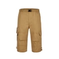 thumbnail image 4 of Conairie Men's Cargo Shorts Casual Capri Stretch Work Shorts Lightweight Summer Hiking Shorts with Multi Pockets Khaki XXXL, 4 of 5