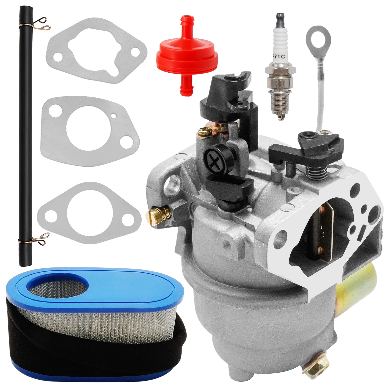 Anxingo 951-05149 Carburetor Replacement for Cub Cad CC30 CC760ES， Replacement for Craftsman T1000 T1200 R1000/Husky LT4200 Lawn Mower 4P90HUA 4P90HUB 4P90HUC 420cc Engine with Tune Up Kits